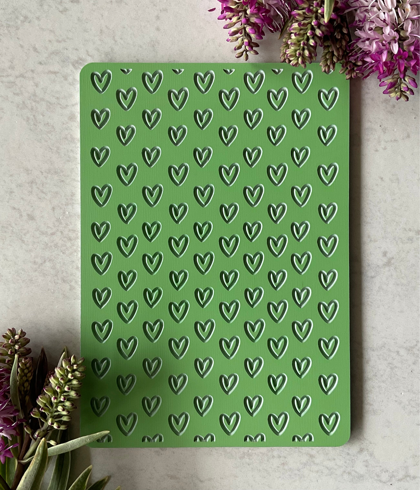 Cute Hearts Pattern Texture Mat 051
