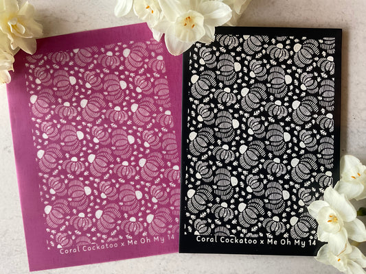 Striped Daisies Collab Silkscreen - Me Oh My Graphics x Coral Cockatoo 14