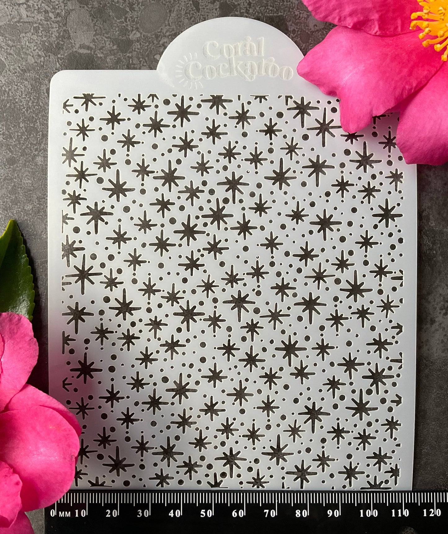 Mini Starry Night Stencil ST025