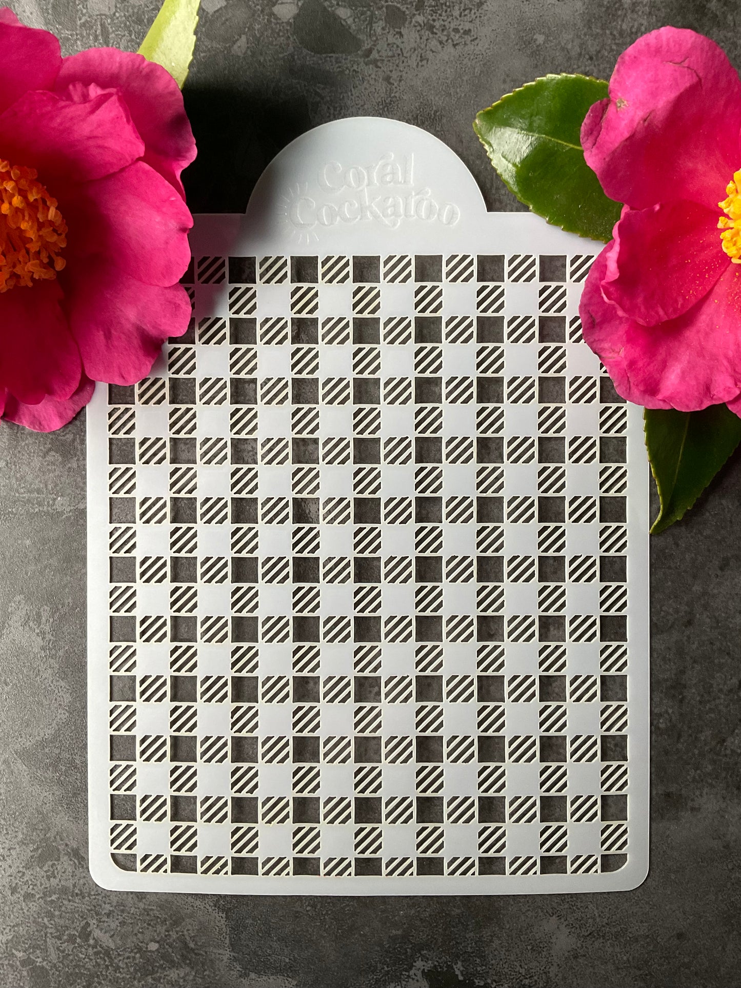 Gingham Stencil 002