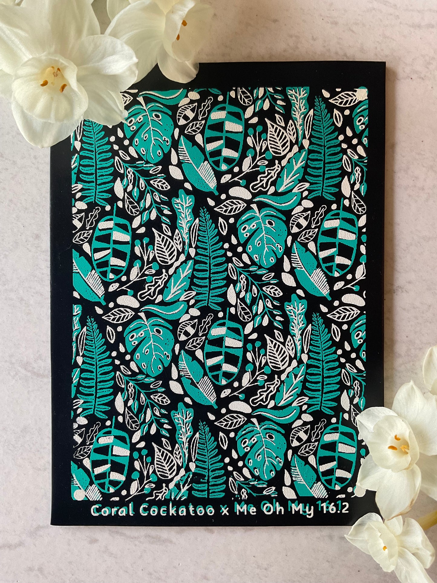 2 Part Jungle Garden Leaves Collab Silkscreen - Me Oh My Graphics x Coral Cockatoo 16