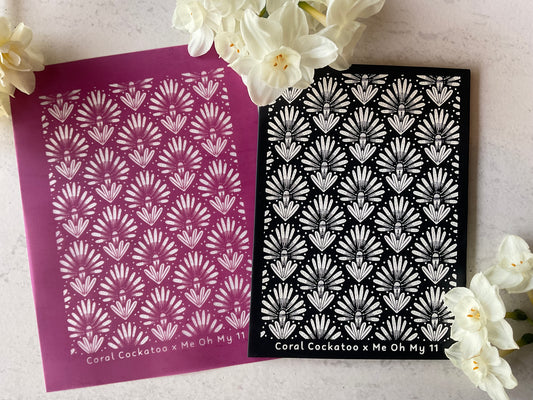 Banksia Fireworks Flowers Collab Silkscreen - Me Oh My Graphics x Coral Cockatoo 11