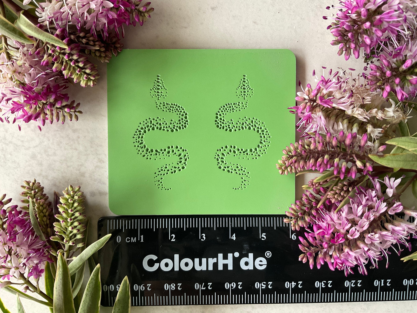 Patterned Snake Collab Texture Mat - My Clay Co X Coral Cockatoo