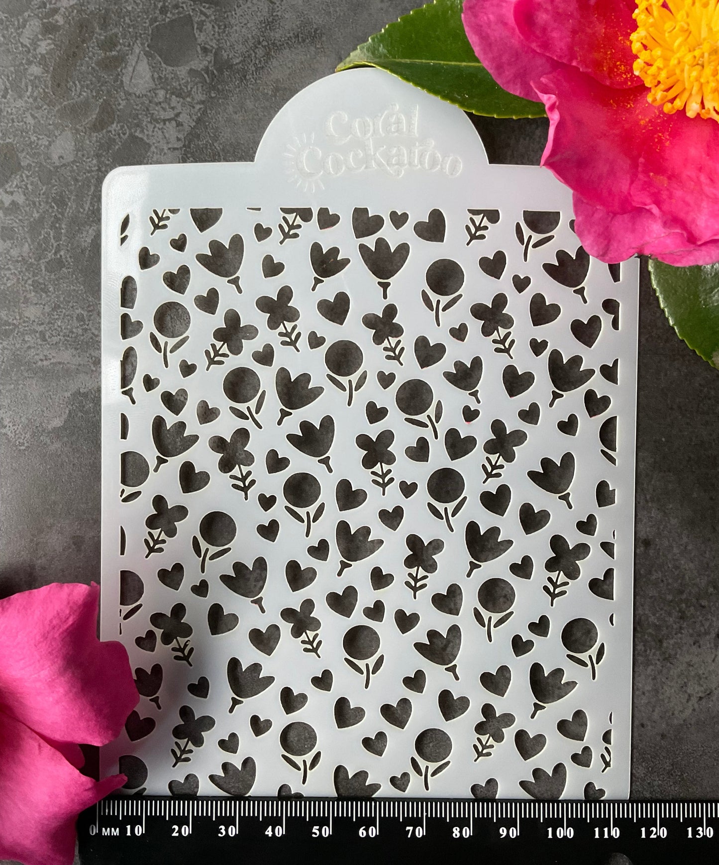 Spring Meadow Stencil 028
