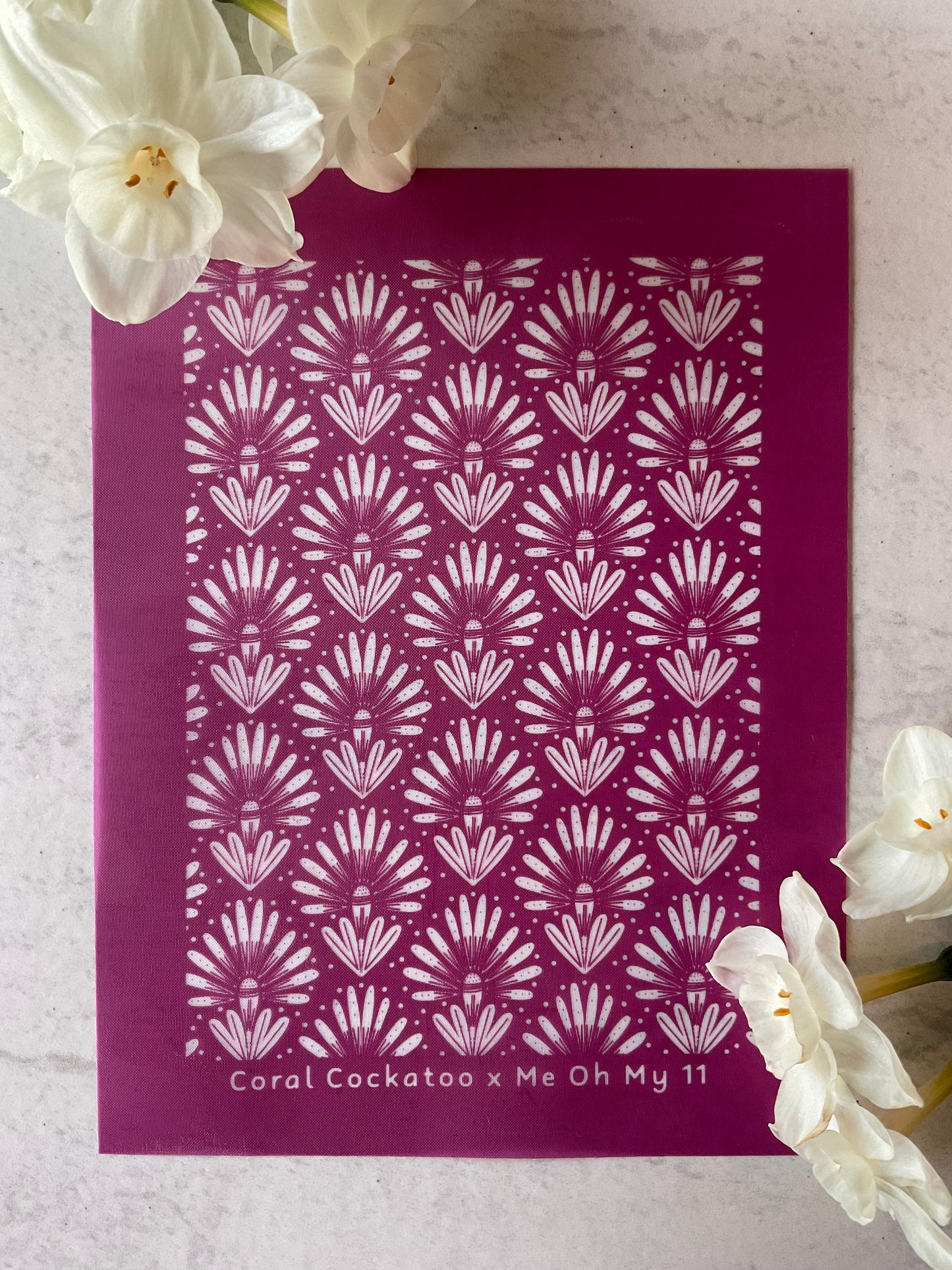 Banksia Fireworks Flowers Collab Silkscreen - Me Oh My Graphics x Coral Cockatoo 11
