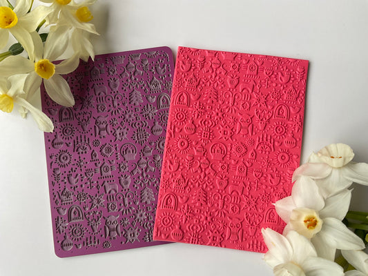 Nordic Christmas Pattern Texture Mat 062