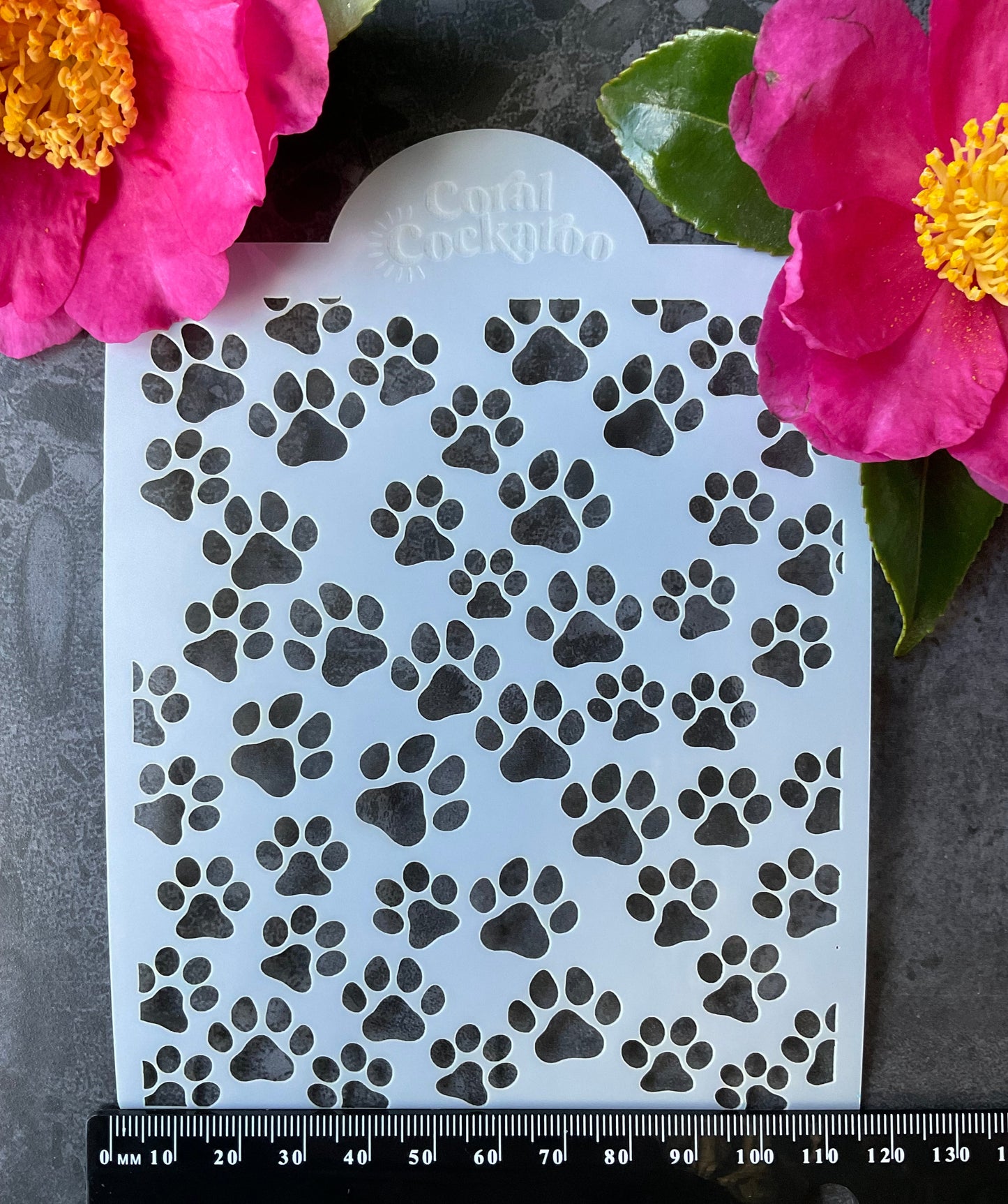 Original Pawprints of Love Stencil 043
