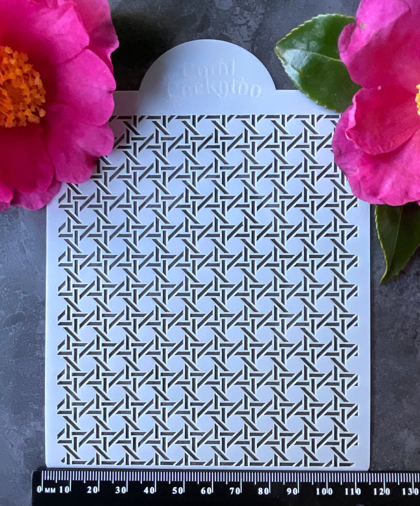 Wicker Rattan Original Stencil 007