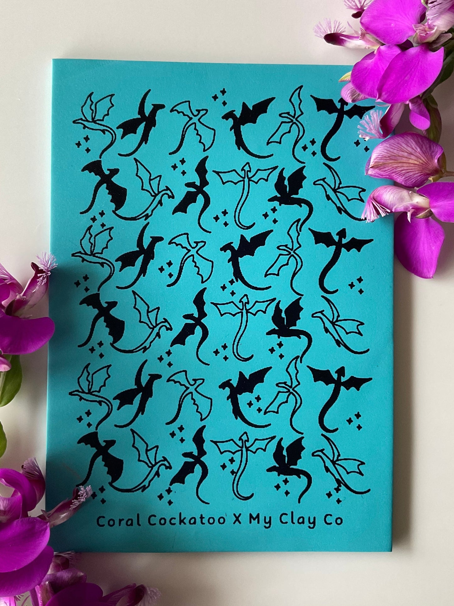 Dragon Flight Collab Silkscreen - My Clay Co X Coral Cockatoo