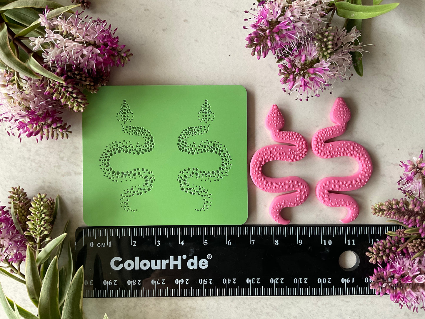 Patterned Snake Collab Texture Mat - My Clay Co X Coral Cockatoo