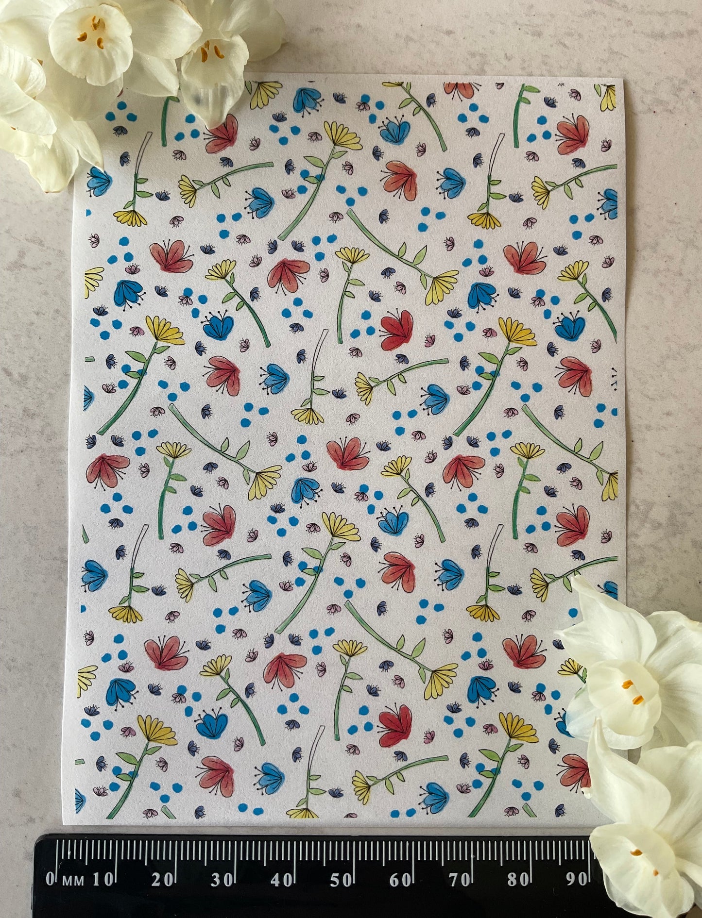 Spring is Here! Watercolour Florals Collab Colour Water Soluble Transfer - Me Oh My Graphics x Coral Cockatoo 17