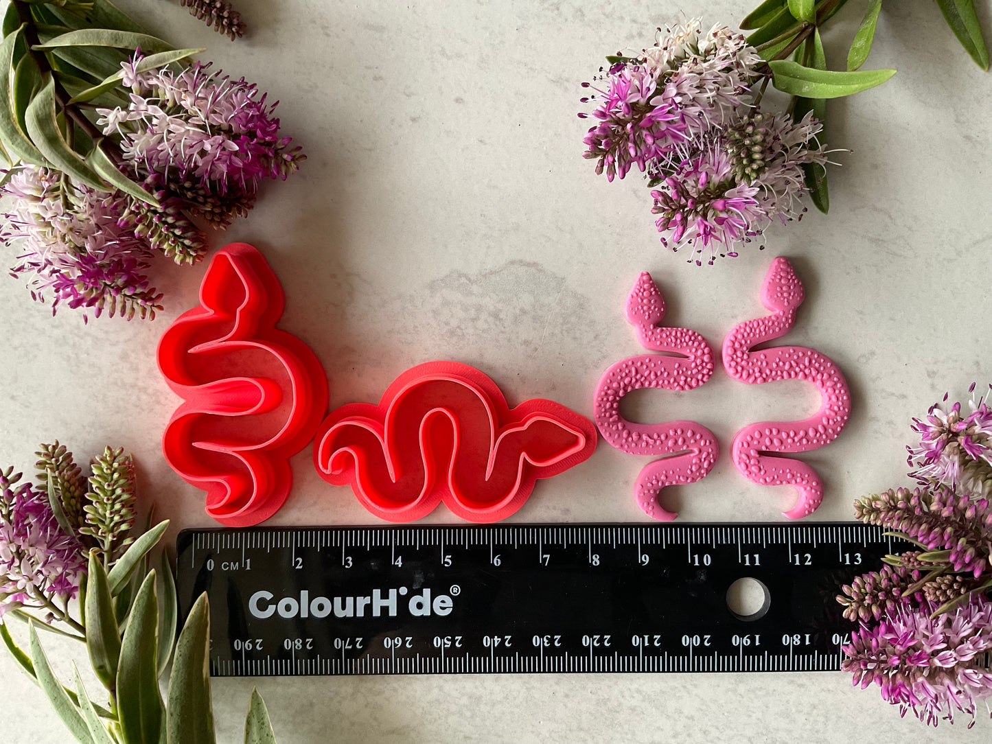 Patterned Snake Collab Texture Mat - My Clay Co X Coral Cockatoo