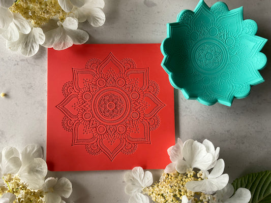 Intricate Mandala Texture Mat 025