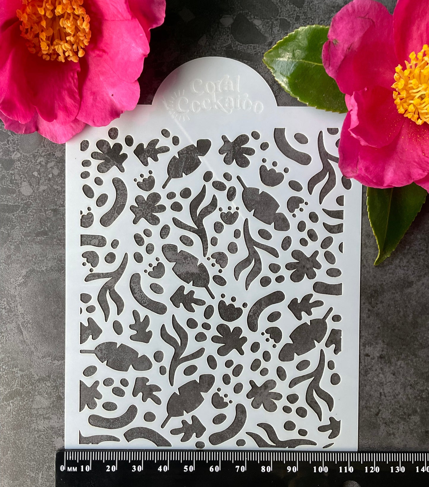 Jungle Foliage Stencil ST034