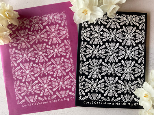 Wooly Butt Gum Blossoms Collab Silkscreen - Me Oh My Graphics x Coral Cockatoo 07
