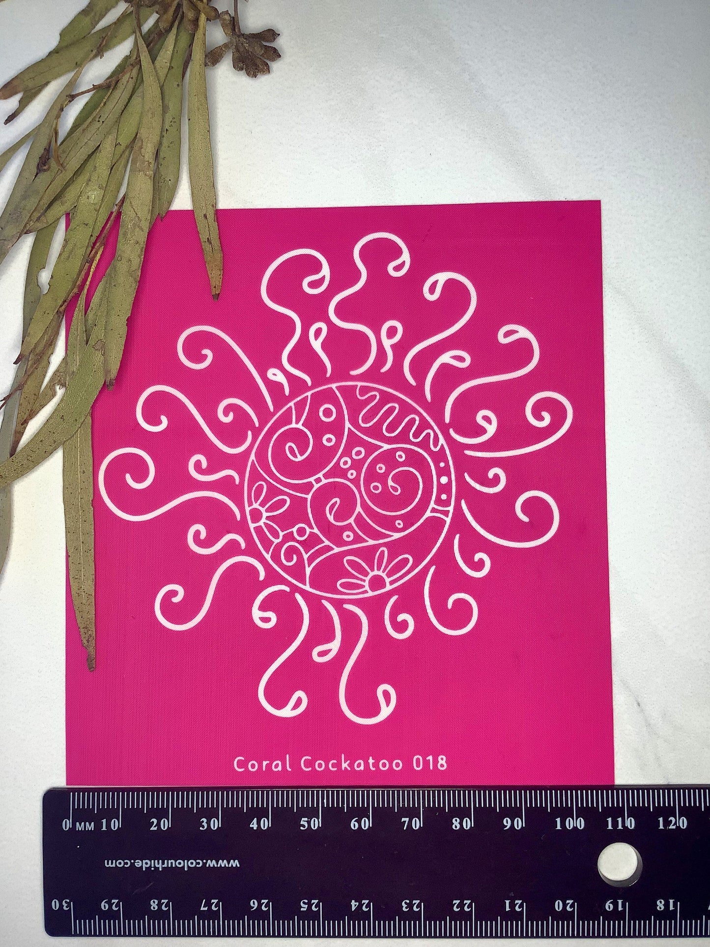 Swirl Sun Ceramic Silkscreen 018