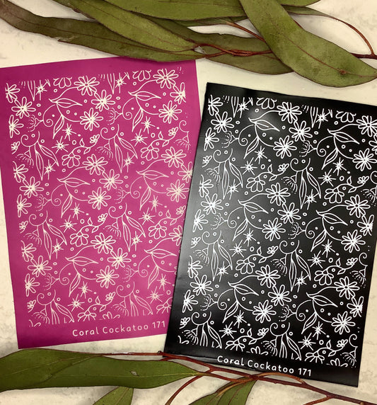 Native Australian Flora Garden Silkscreen 171