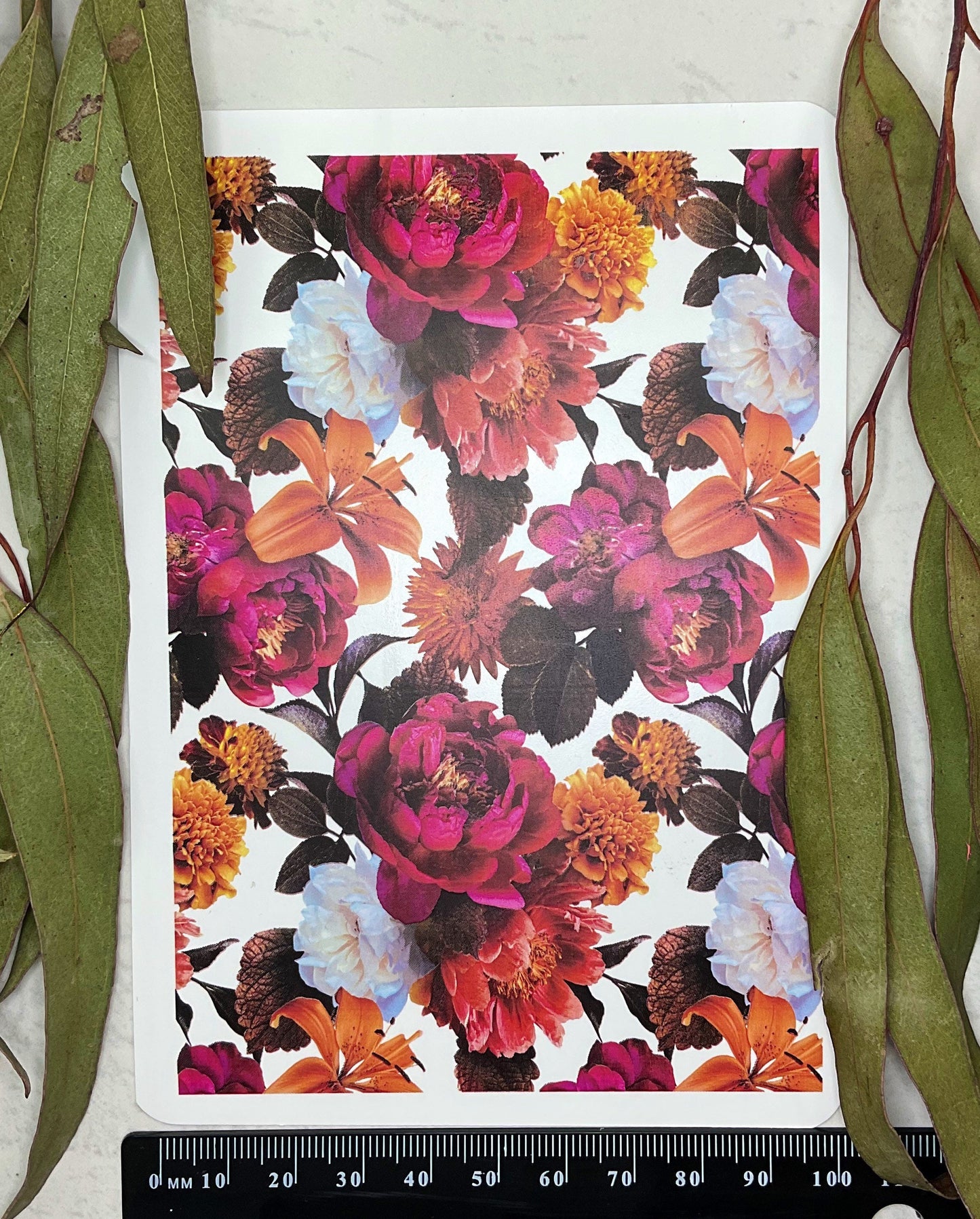 Summer Lily Bouquet Colour Water Transfer 087