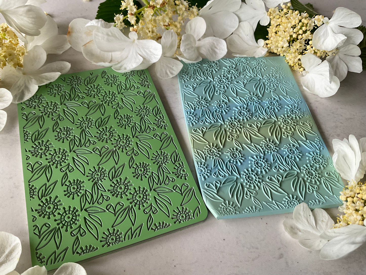 Fiona's Blooming Eucalyptus Blossoms Texture Mat