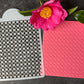 Mini Valentine Hearts Lattice Weave Stencil ST050