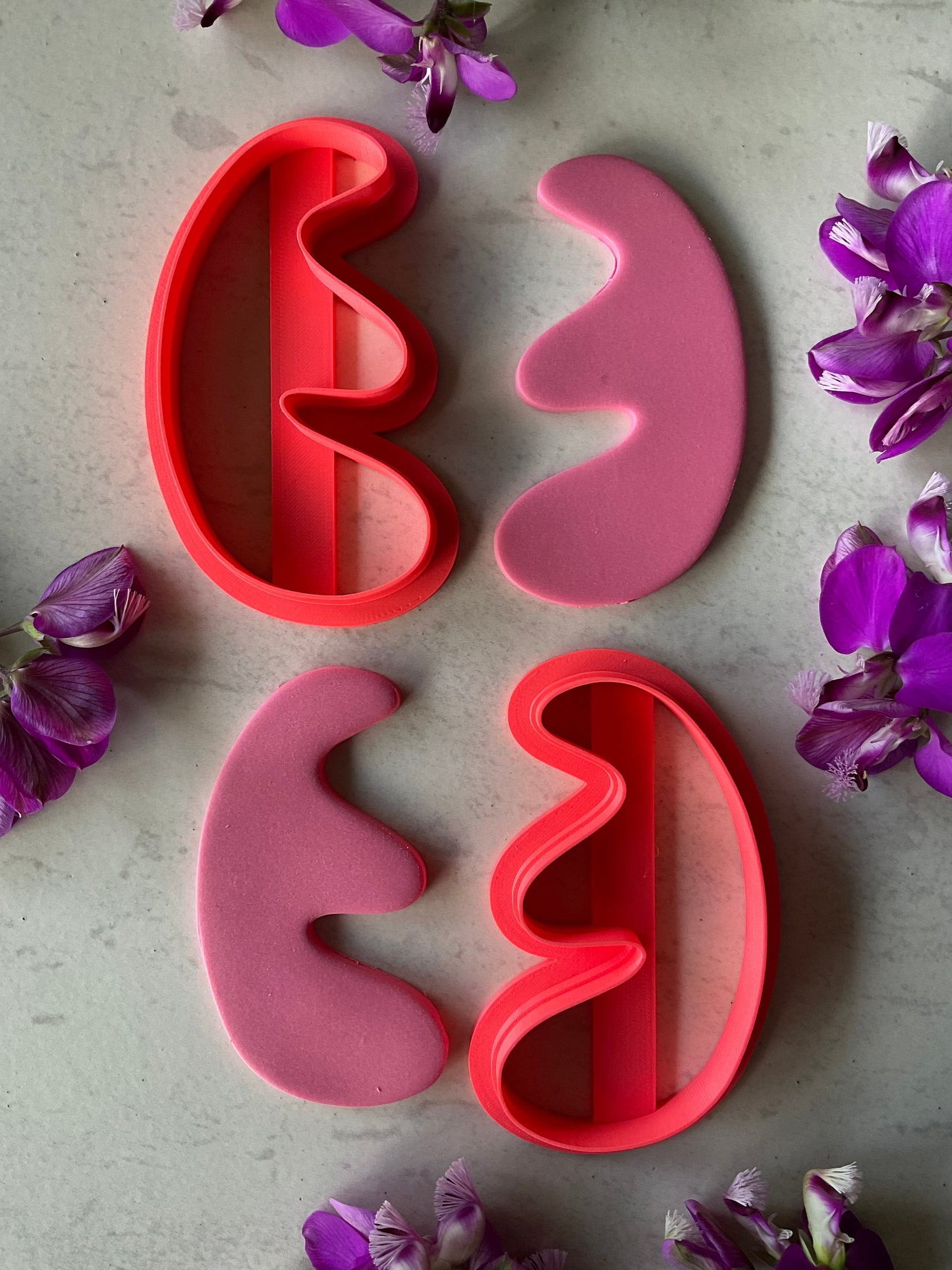 Epsilon Mirrored Pair Polymer Clay Cutters