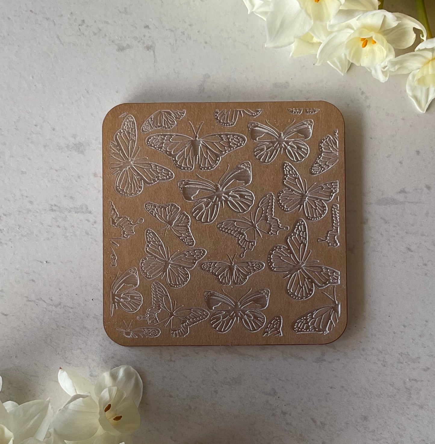 Ditsy Butterflies Acrylic Texture Stamp