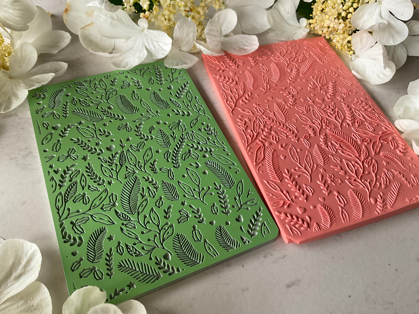 Christmas Flora Texture Mat