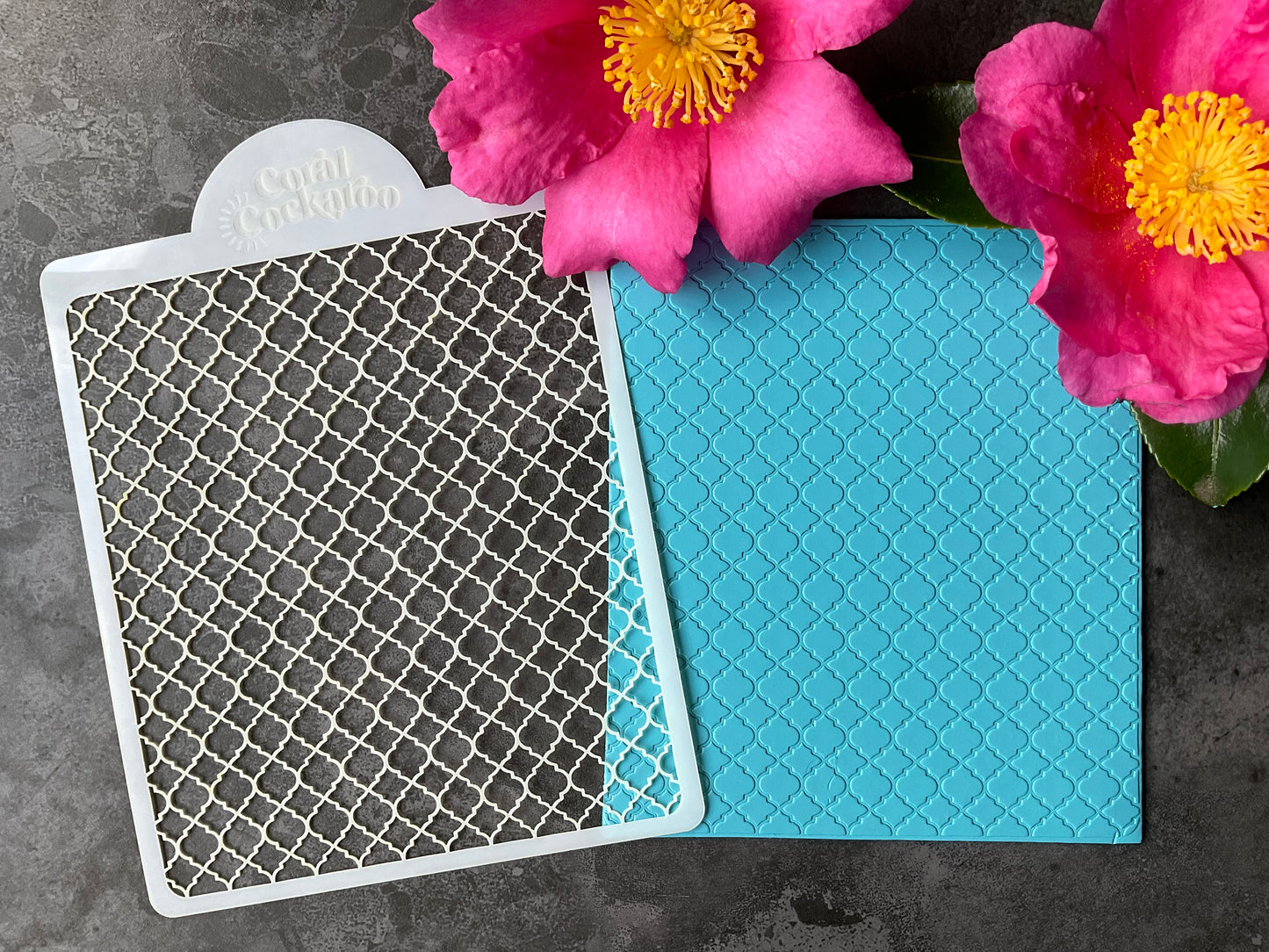 Mini Quatrefoil Stencil ST024