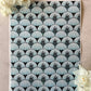 Art Deco Palms & Fans Scallops in Sky Blue Collab Colour Water Soluble Transfer - Me Oh My Graphics x Coral Cockatoo 20