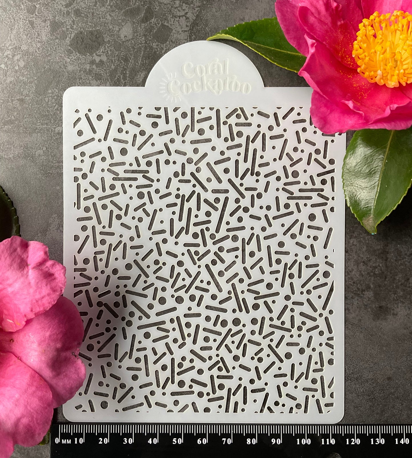 Micro Sprinkles Stencil ST014