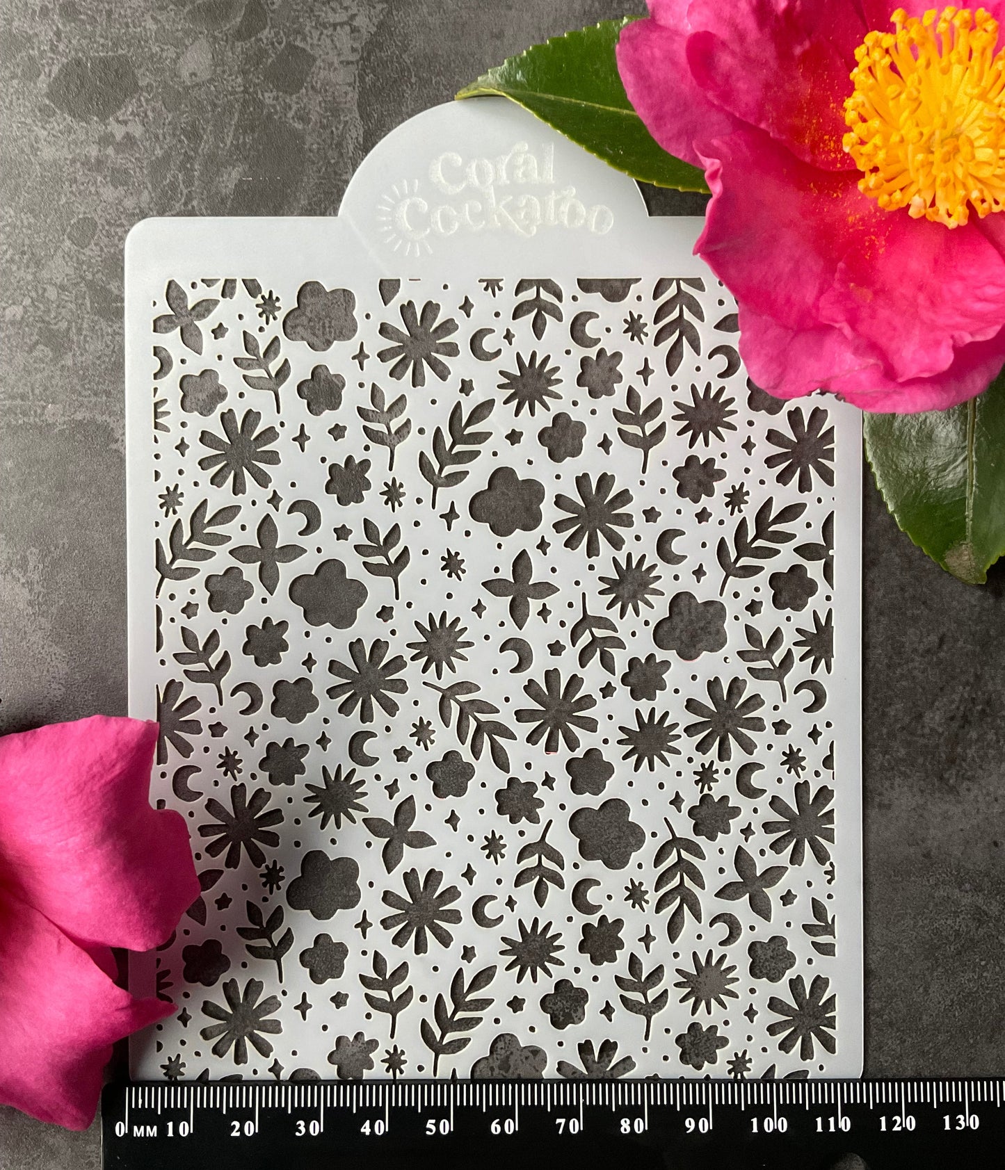 Celestial Blooms Stencil ST031
