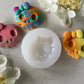 Large Cute Kawaii Skull With Bow Silicone Mold