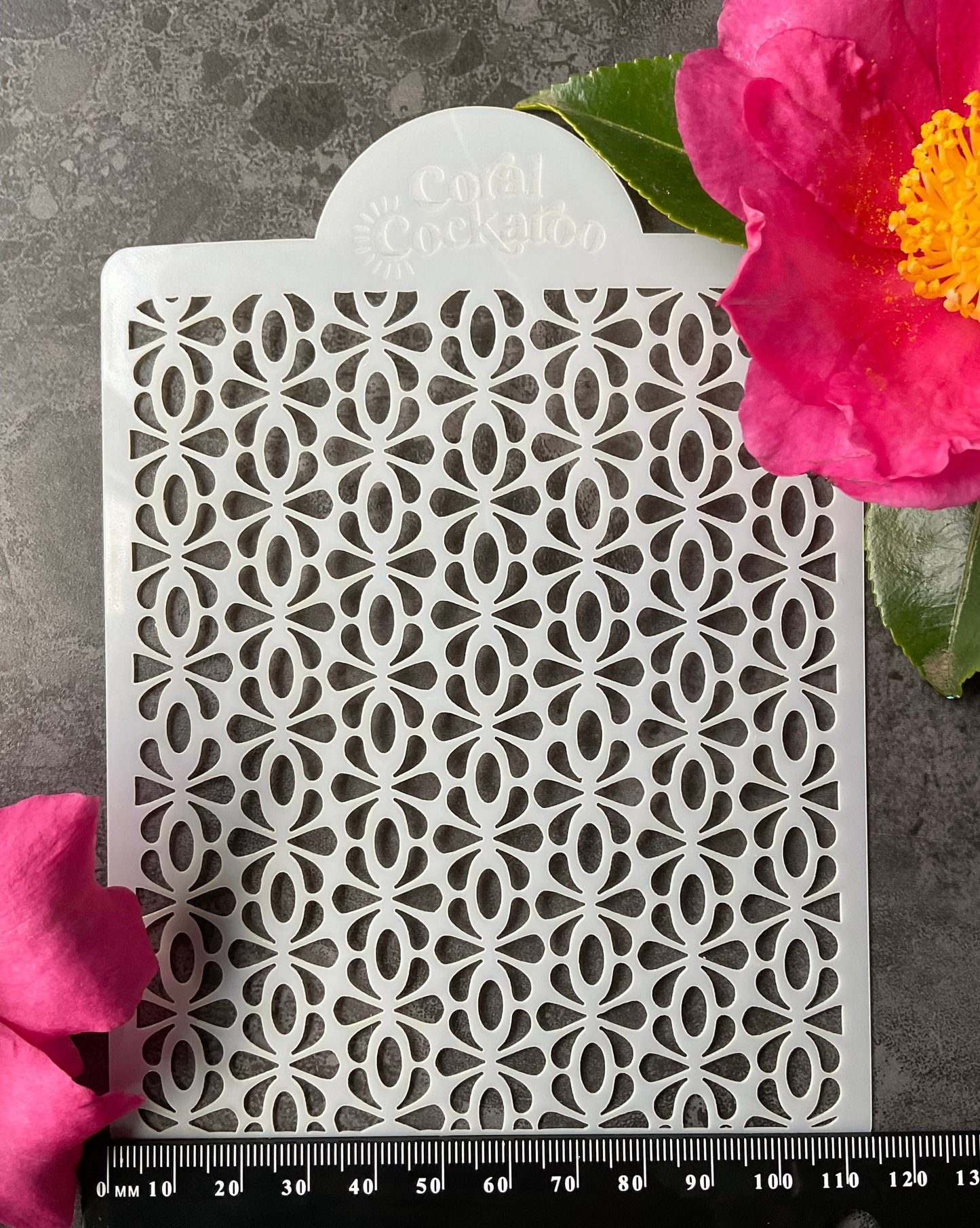 Deco Florals Original Stencil ST023