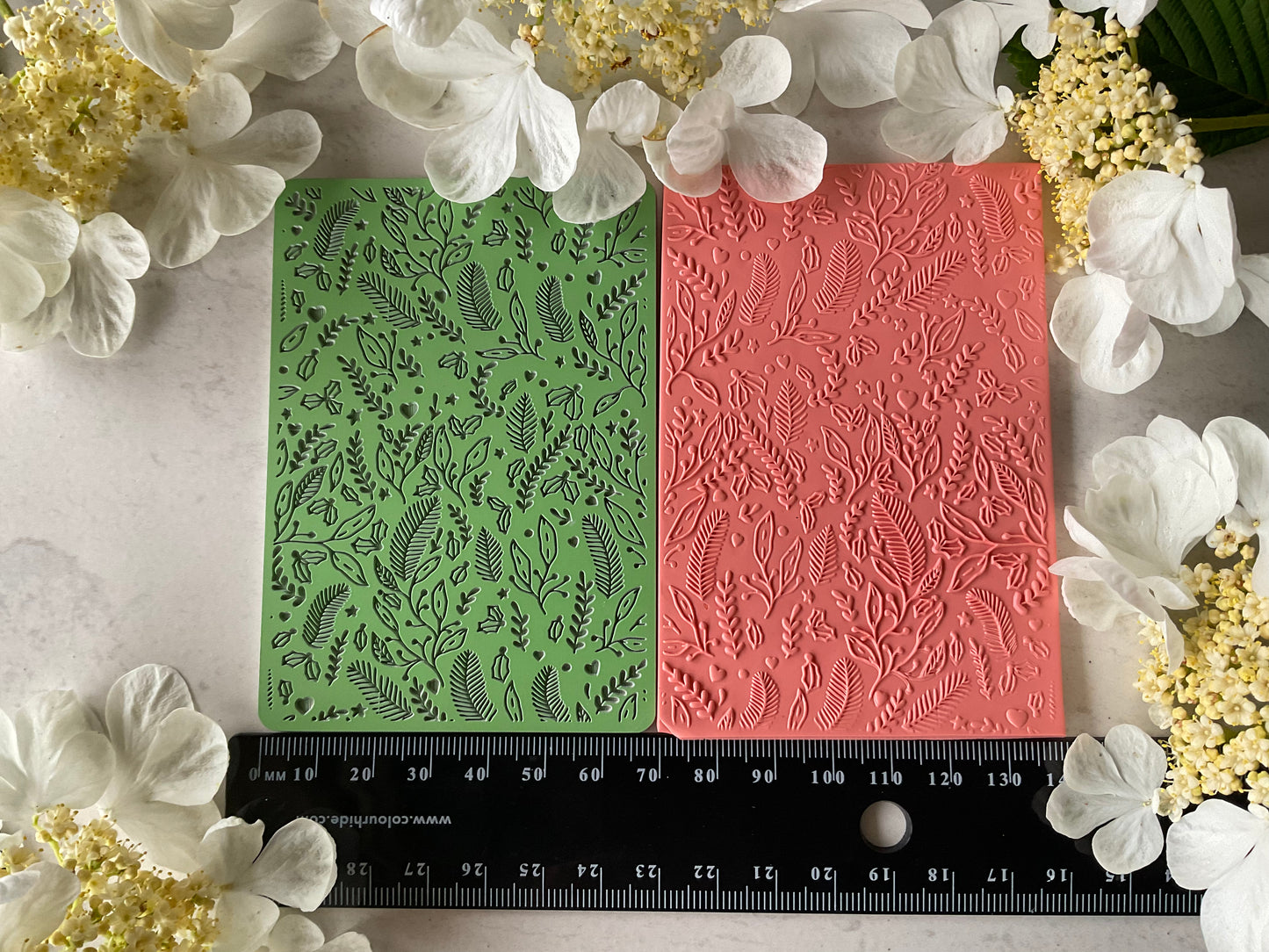 Christmas Flora Texture Mat