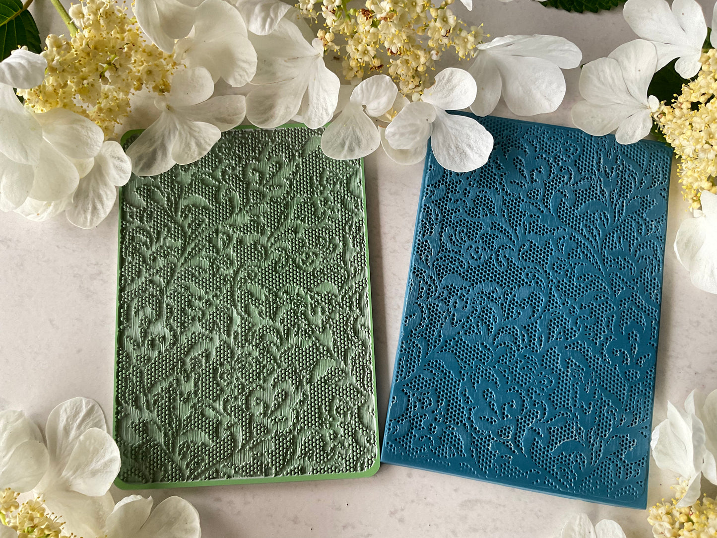 Floral Lace Texture Mat