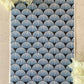 Art Deco Fan Scallops Only in Denim Blue Collab Colour Water Soluble Transfer - Me Oh My Graphics x Coral Cockatoo 31
