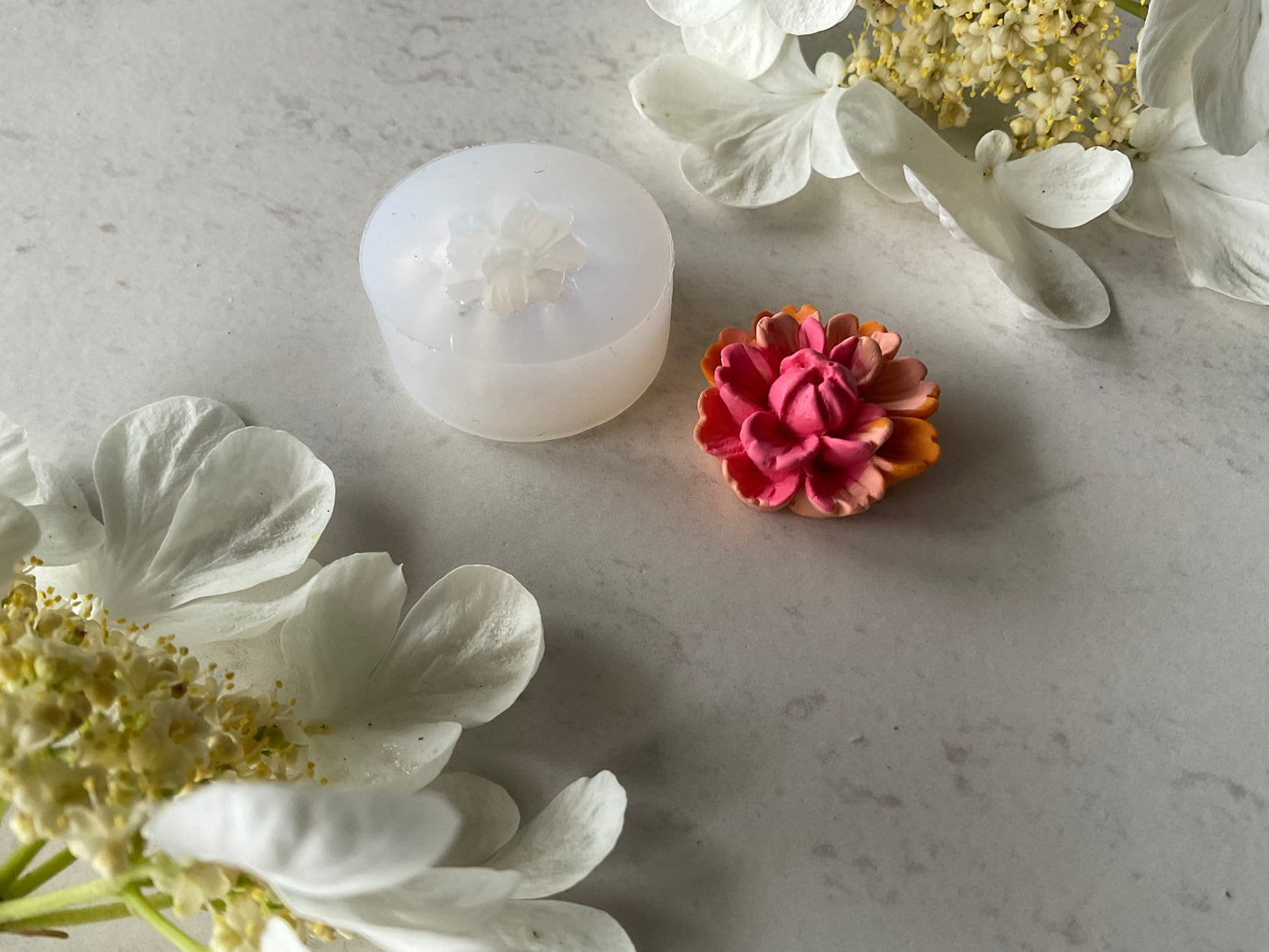 Blooming Peony Flower Silicone Mold