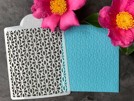 Deco Florals Original Stencil ST023