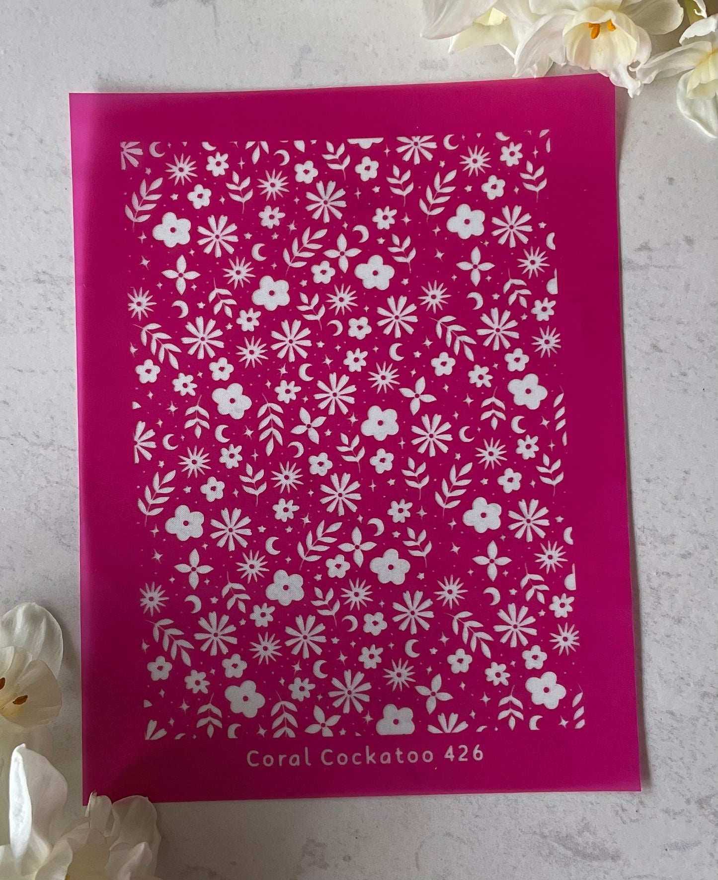 Celestial Floral Blooms Florals Silkscreen 426