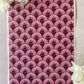 Art Deco Palm Scallops Only in Ravishing Raspberry Collab Colour Water Soluble Transfer - Me Oh My Graphics x Coral Cockatoo 27