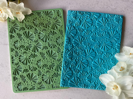 Ditsy Celestial Gingko Leaves Collab Texture Mat - Me Oh My Graphics x Coral Cockatoo 02