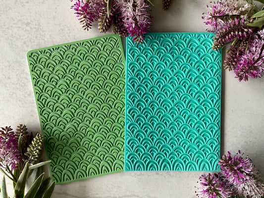 Mermaid Scales Pattern Texture Mat 050