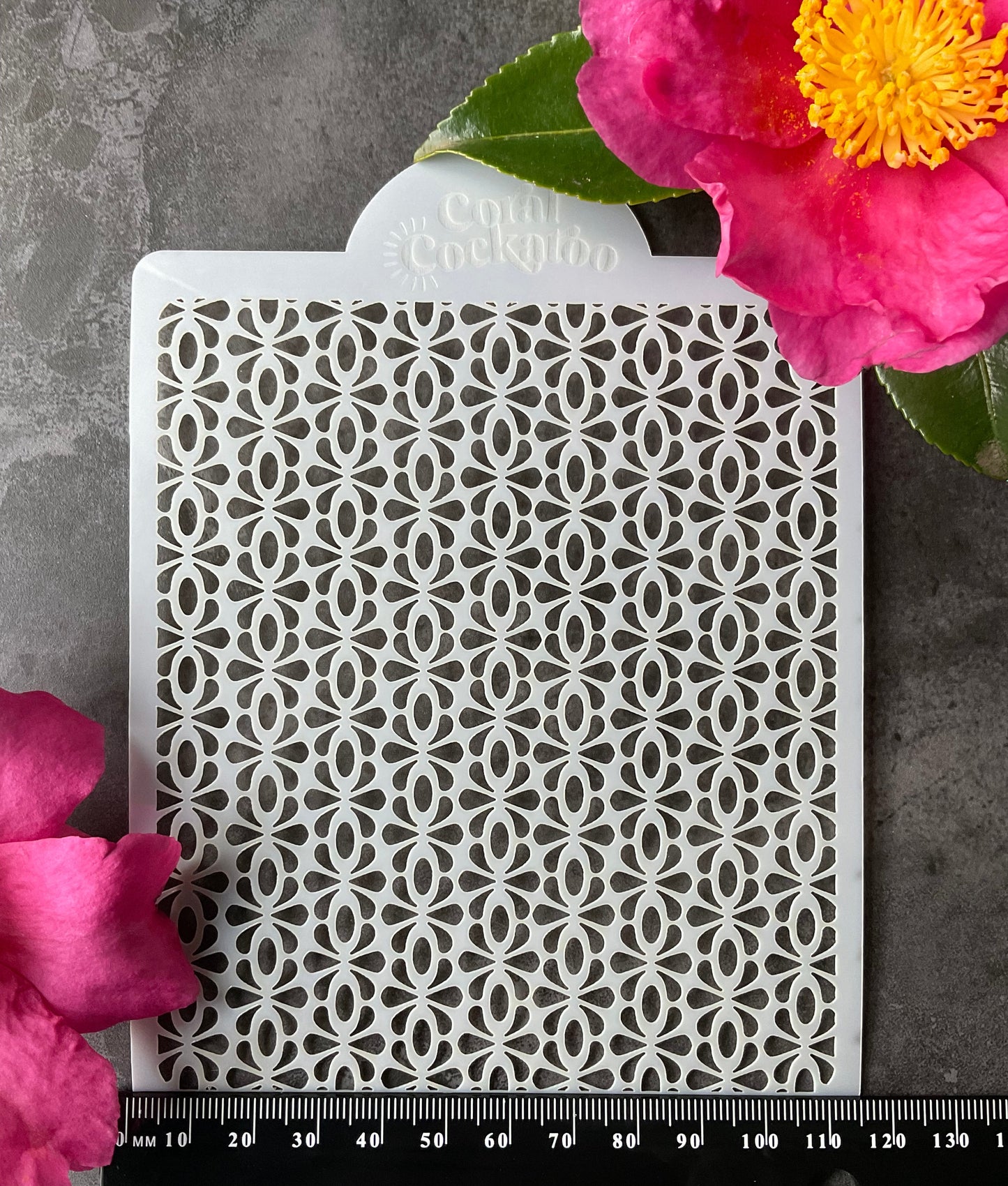 Mini Deco Florals Stencil ST022