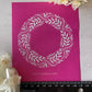 Christmas Wreath Trinket Dish Silkscreen 429