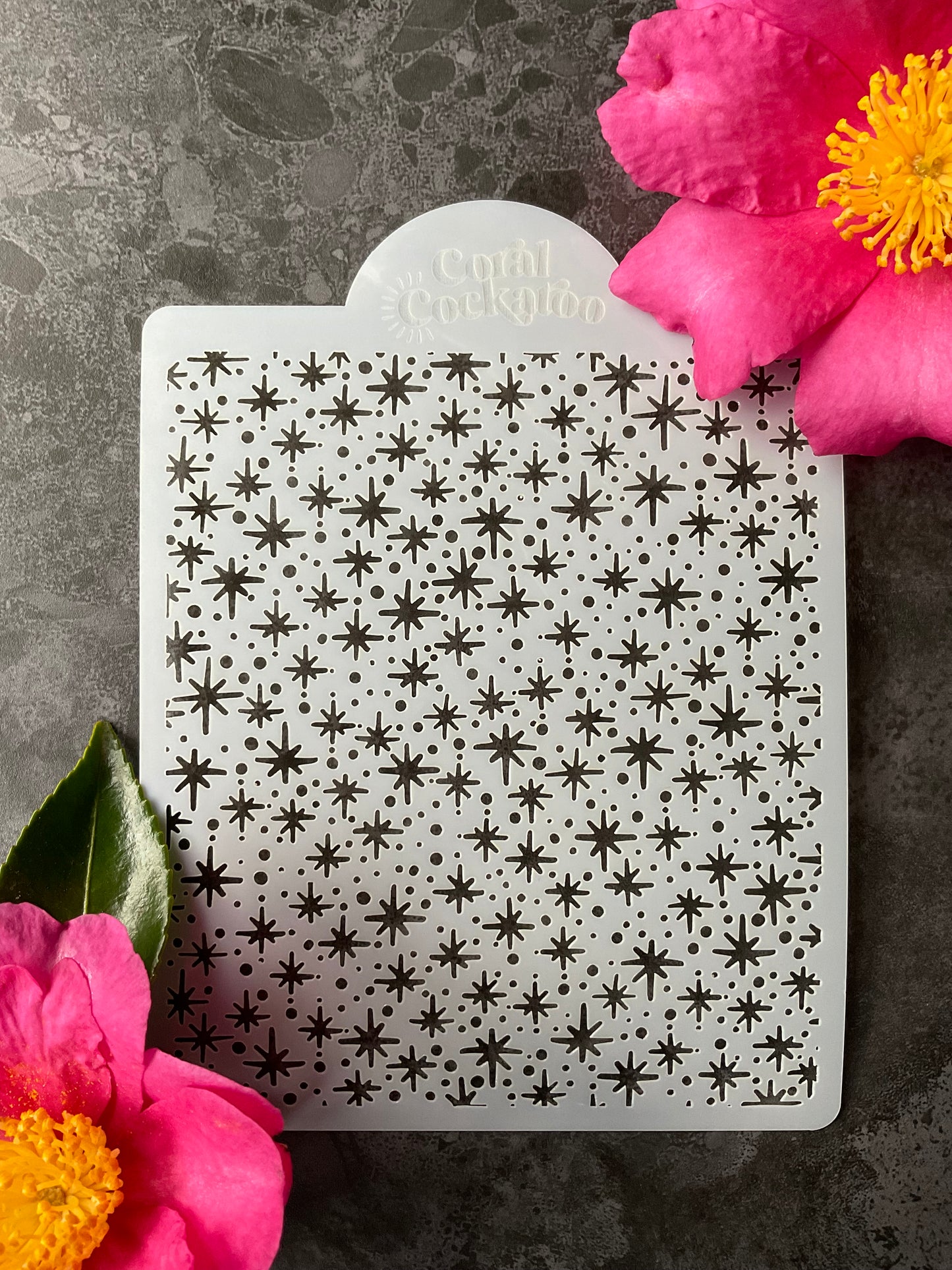 Mini Starry Night Stencil ST025