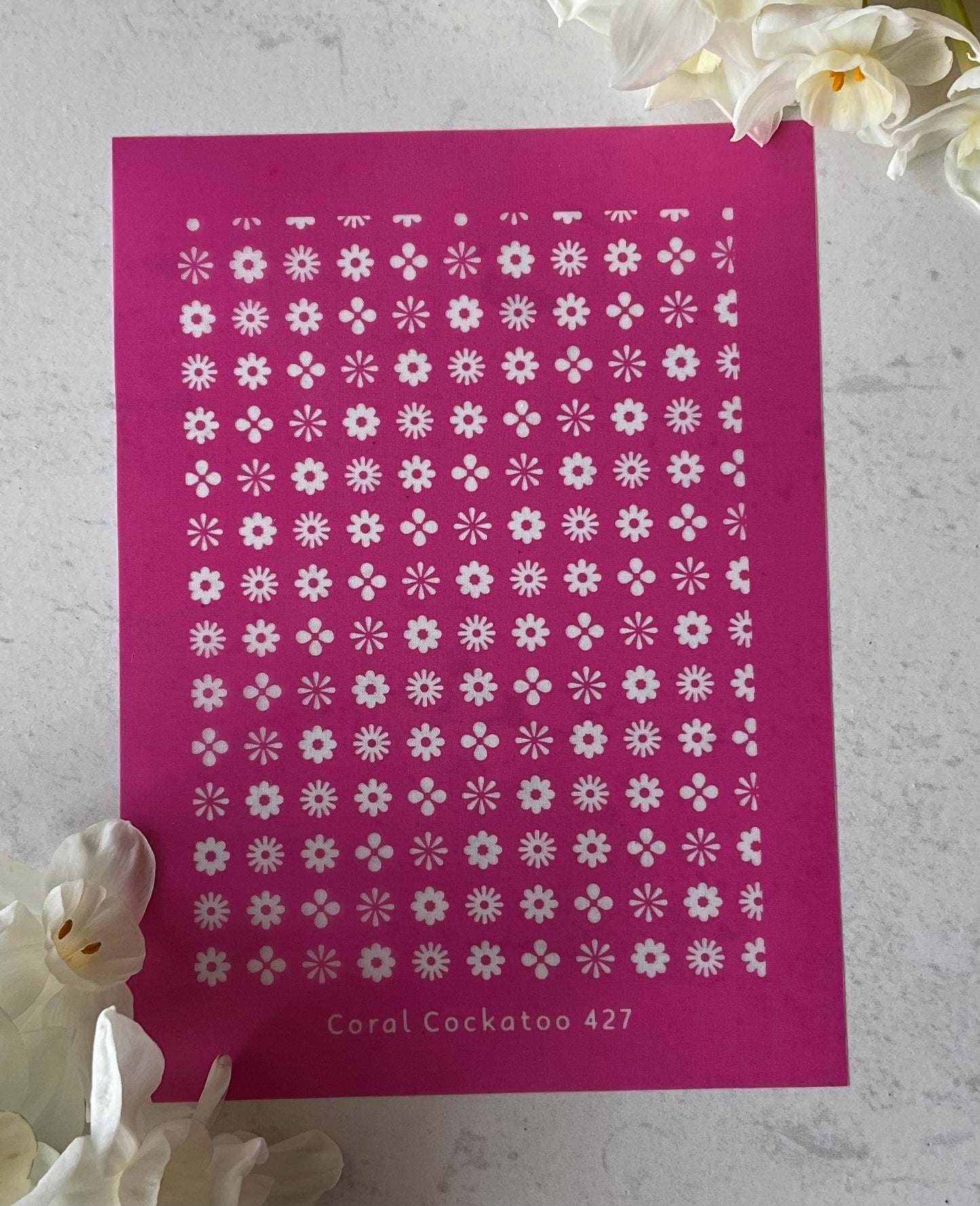 Polka Dot Florals Silkscreen 427