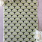 Art Deco Fan Scallops Only in Lime Collab Colour Water Soluble Transfer - Me Oh My Graphics x Coral Cockatoo 33
