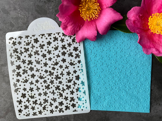 Ditsy Daisy Explosion Stencil ST033