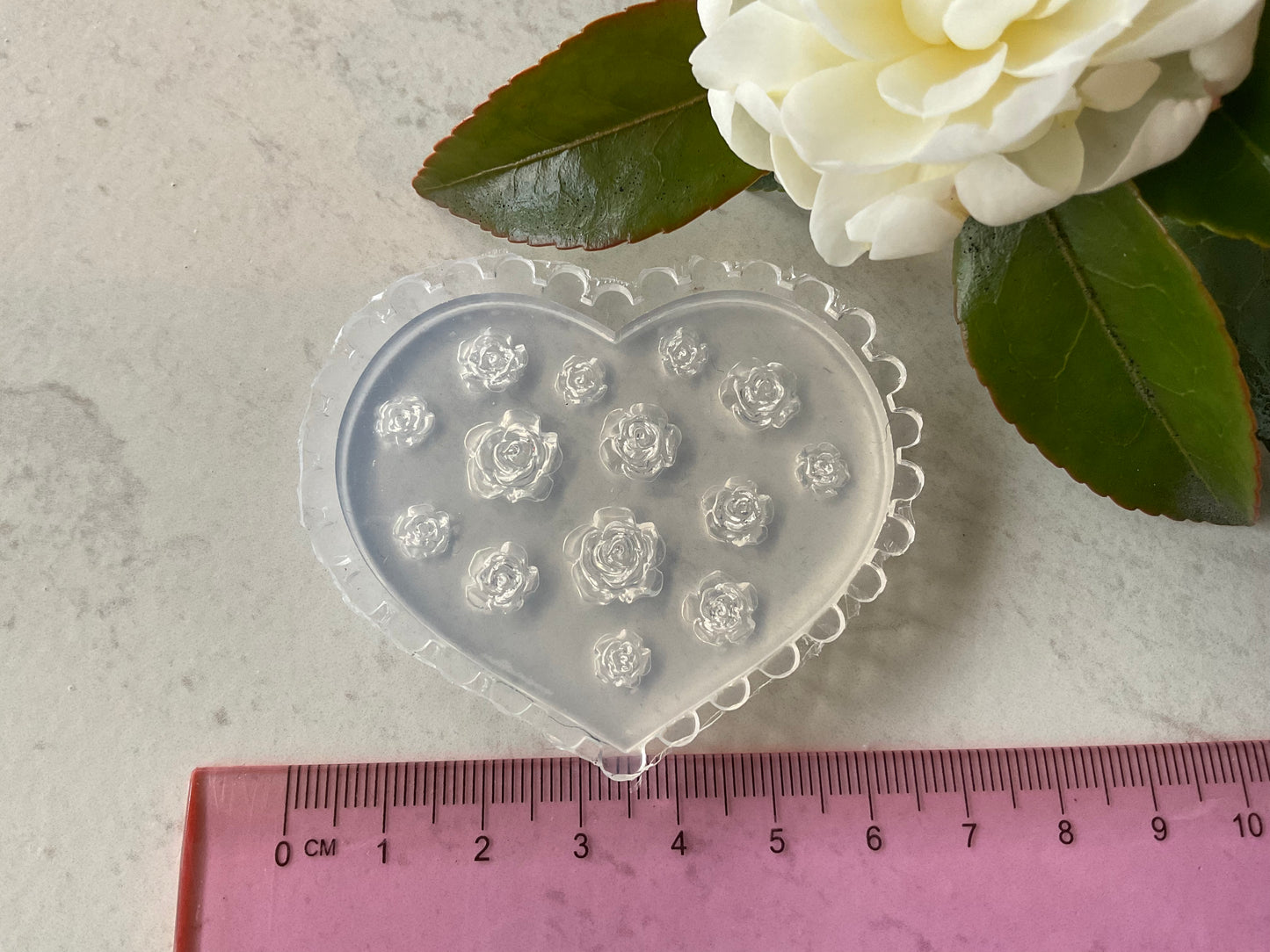 Roses Floral Miniature Silicone Mold 013