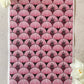 Art Deco Palms & Fans Scallops in Ravishing Raspberry Collab Colour Water Soluble Transfer - Me Oh My Graphics x Coral Cockatoo 22